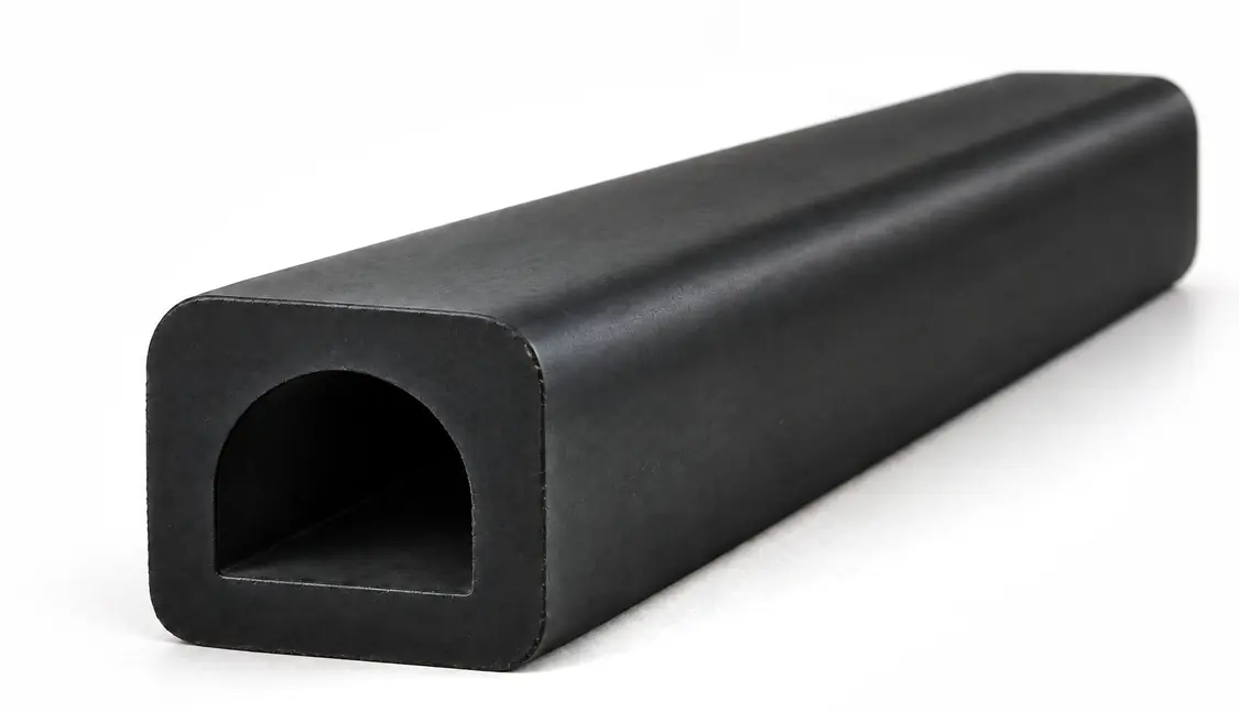 D Type Square Fender – ELASTAK rubber extrusion profile