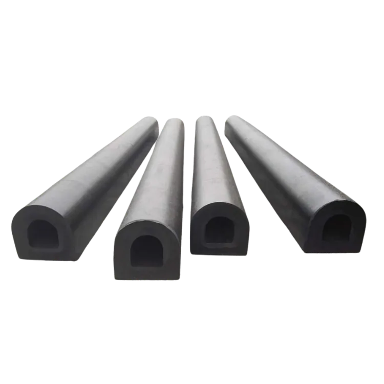 Heavy-Duty D Fenders – ELASTAK rubber extrusion profile