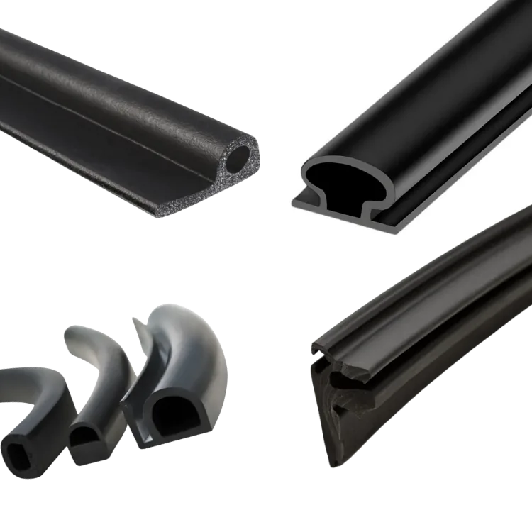 Solid Rubber Strips – ELASTAK rubber extrusion profile